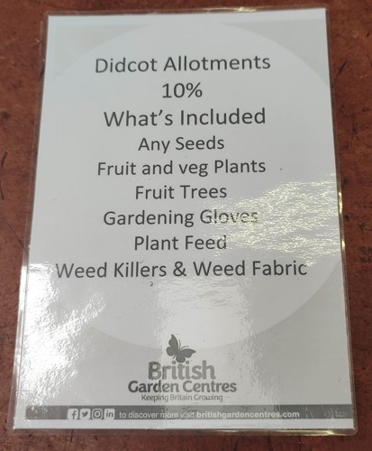 Chilton Garden Centre discounts